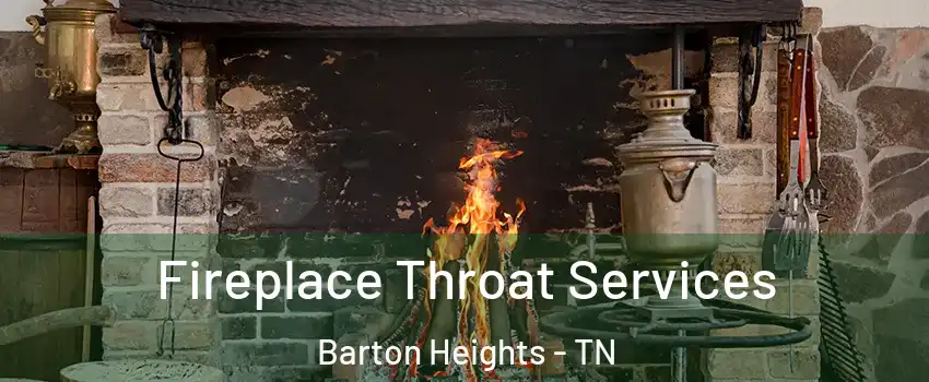 Fireplace Throat Services Barton Heights - TN